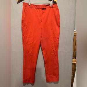 Reiss Bold Orange Red Straight Leg Pants